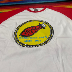 オーバーオールマン　ラグランTシャツ 2枚目の画像