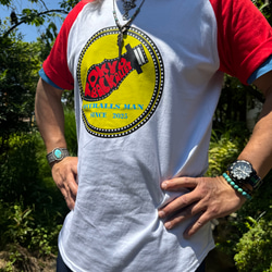 オーバーオールマン　ラグランTシャツ 11枚目の画像