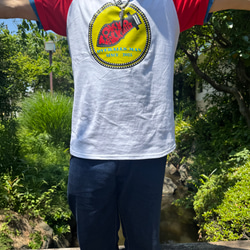 オーバーオールマン　ラグランTシャツ 8枚目の画像