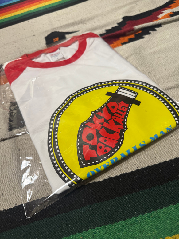 オーバーオールマン　ラグランTシャツ 3枚目の画像