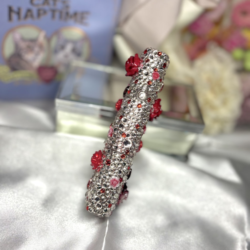 キラキラ✨️レッド 薔薇 デコ iQOSイルマiワンケース アイコス