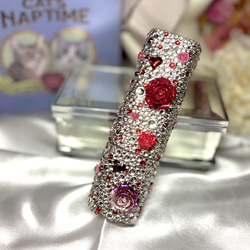 キラキラ✨️レッド 薔薇 デコ iQOSイルマiワンケース アイコスケース