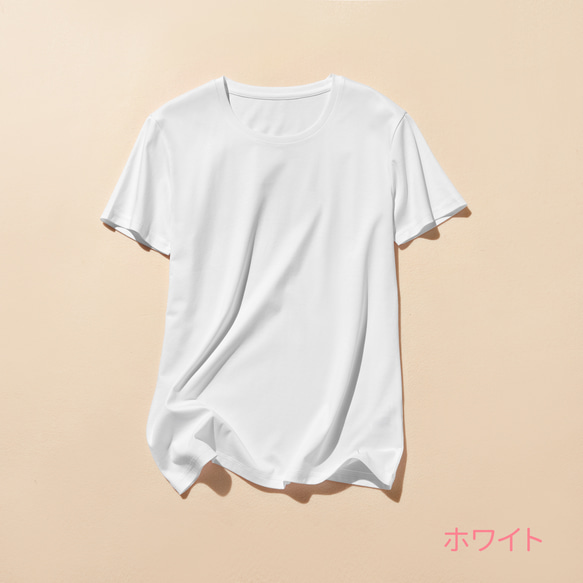 ★7月中旬発送★至高の夏素材！「冷感」「ドライタッチ」効果Tシャツ　ピマコットン100％　カットソー 250512 2枚目の画像