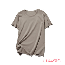 ★7月中旬発送★至高の夏素材！「冷感」「ドライタッチ」効果Tシャツ　ピマコットン100％　カットソー 250512 6枚目の画像