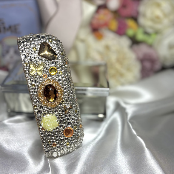 キラキラ✨️ゴールド×イエロー デコ iQOSイルマiケース アイコス