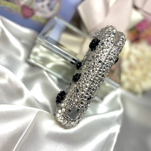 キラキラ✨️シルバー×ブラック モノトーン デコ iQOSイルマi