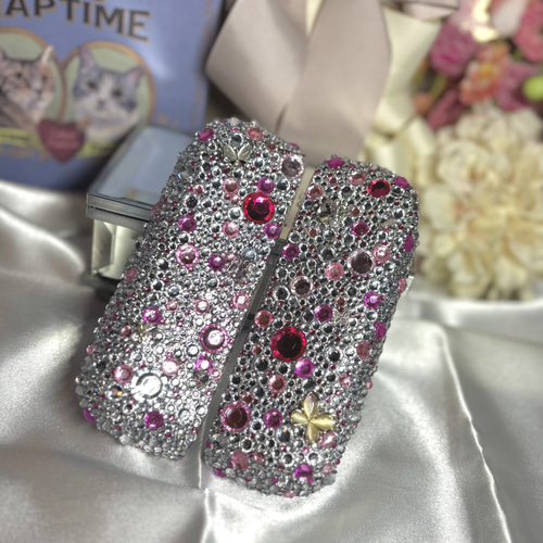 iQOS イルマ i デコケース ピンク iQOSイルマiケース ピンク ギャルデコ アイコスケース（iQOS