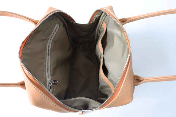 【限時特價】大容量柔軟真皮手提包 | 容量充足，設計優雅 | 母親節或生日禮物推薦 第13張的照片