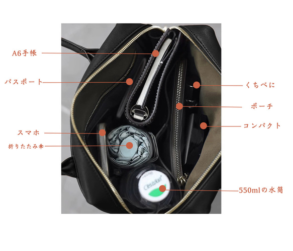 【限時特價】大容量柔軟真皮手提包 | 容量充足，設計優雅 | 母親節或生日禮物推薦 第14張的照片