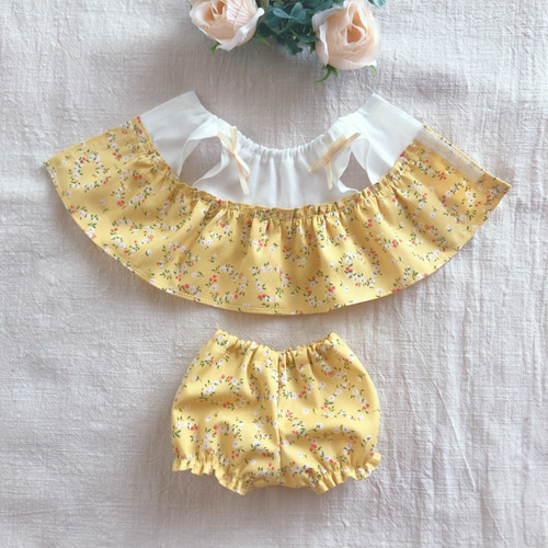 26cmドール用 チュニックのセットアップ 2パターンソランちゃん レミン