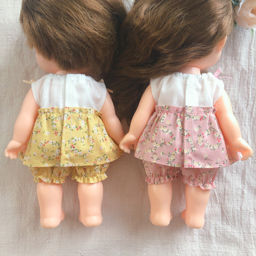 26cmドール用 チュニックのセットアップ 2パターンソランちゃん レミン