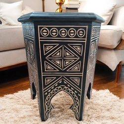 モロッコウッドデコテーブルオーダーメイド ローテーブル・リビング