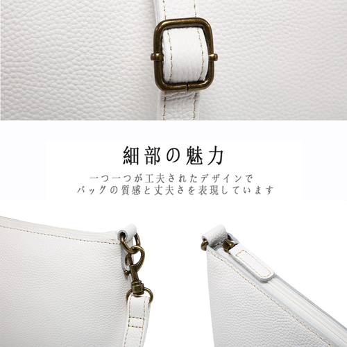 ショルダーバッグ レディース 新品 斜めがけ 本革レザー 可愛い