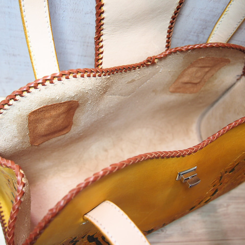 どんぐりモチーフトートバッグ「編み込み」【10％OFF感謝SALE