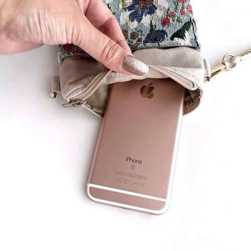 スマホ迷子・卒業♡上品・可愛い♡大人のスマホショルダー♡便利な外