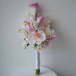 clear.⌇﻿ アーティフィシャルフラワー クラッチブーケ 海外風 前撮り