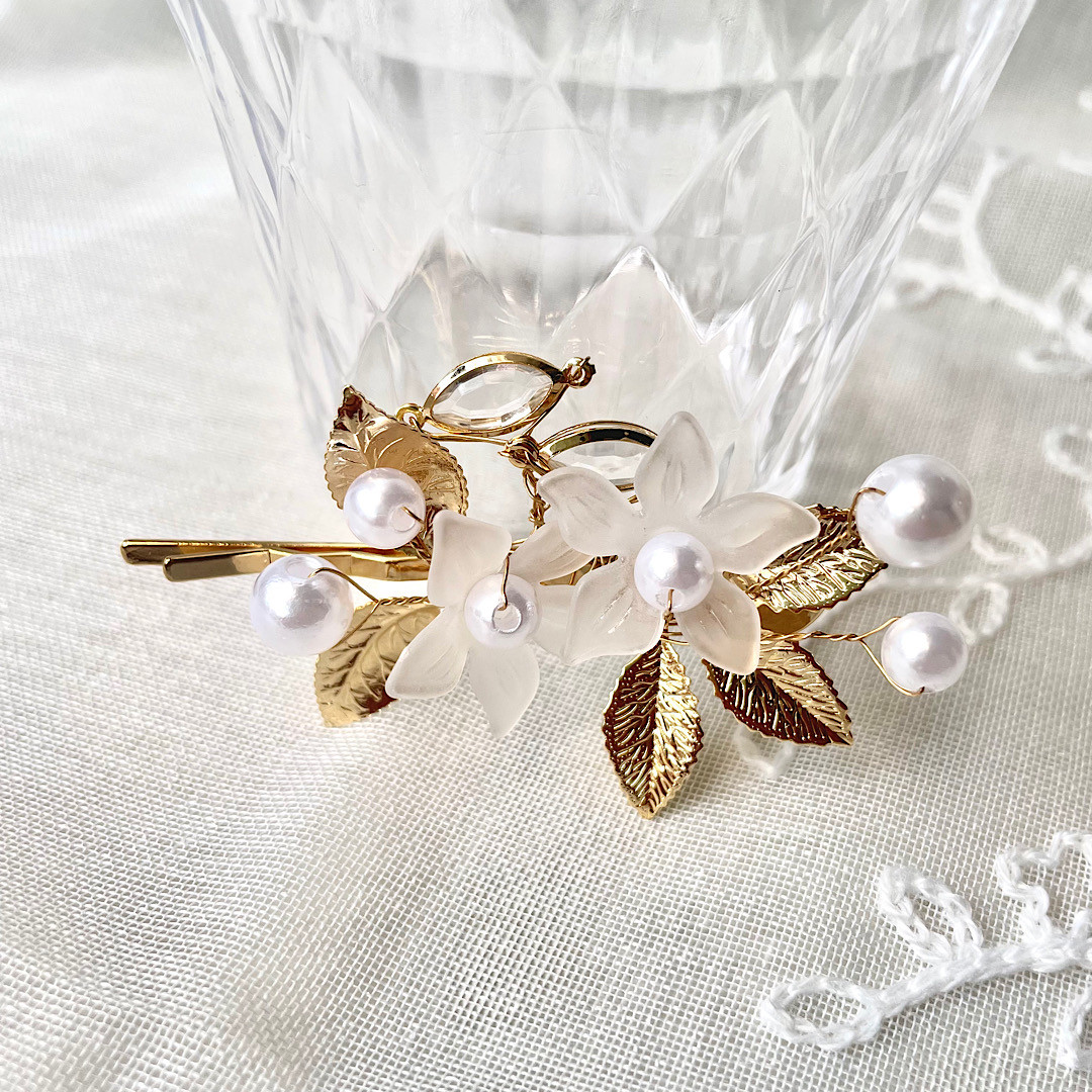 ハンドメイド お花 ヘアピン ヘアアクセ 楽天市場】お花ヘアピン パッチンピン 子供ヘアピン キッズヘアピン