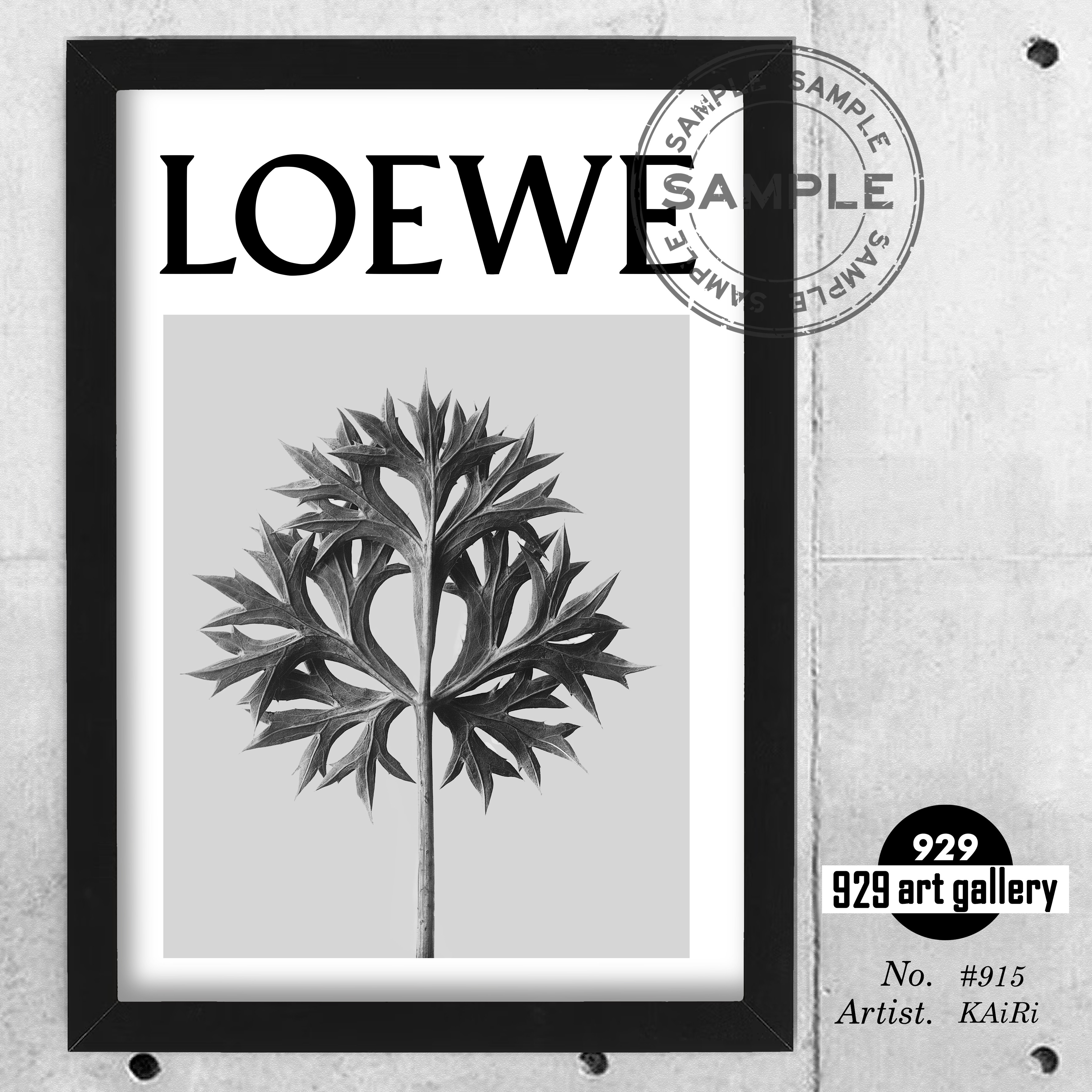 LOEWE　ポスター