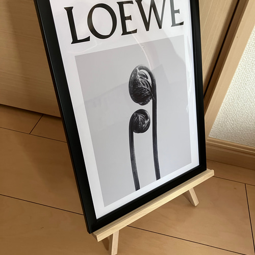 LOEWE type☆オマージュアートインテリアポスター＃918☆ロエベ・植物