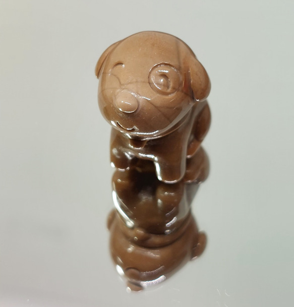 アラシャン瑪瑙 置物 犬 茶色 その他置物 PENDENS 通販 19385582