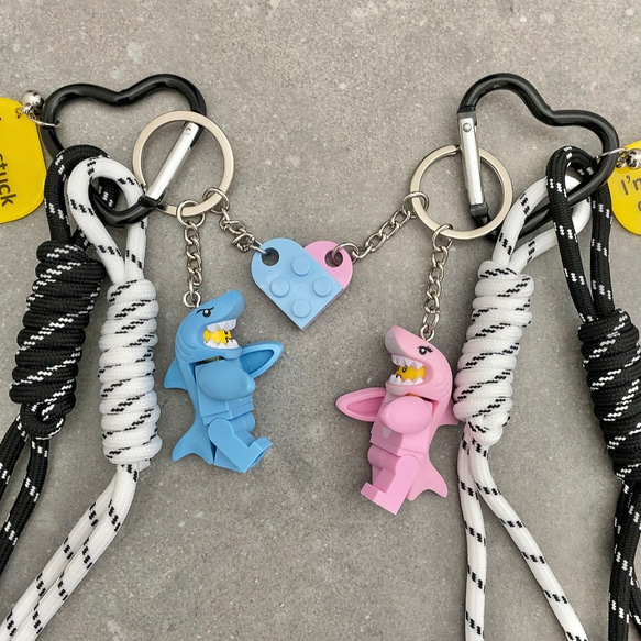 ラスト①◻︎ バッグチャーム 2個セット カラビナ パラコード