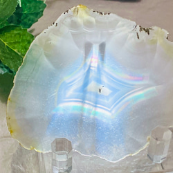 天使の石໒꒱✨ 虹入り セレスタイト 天青石 原石 ラフストーン