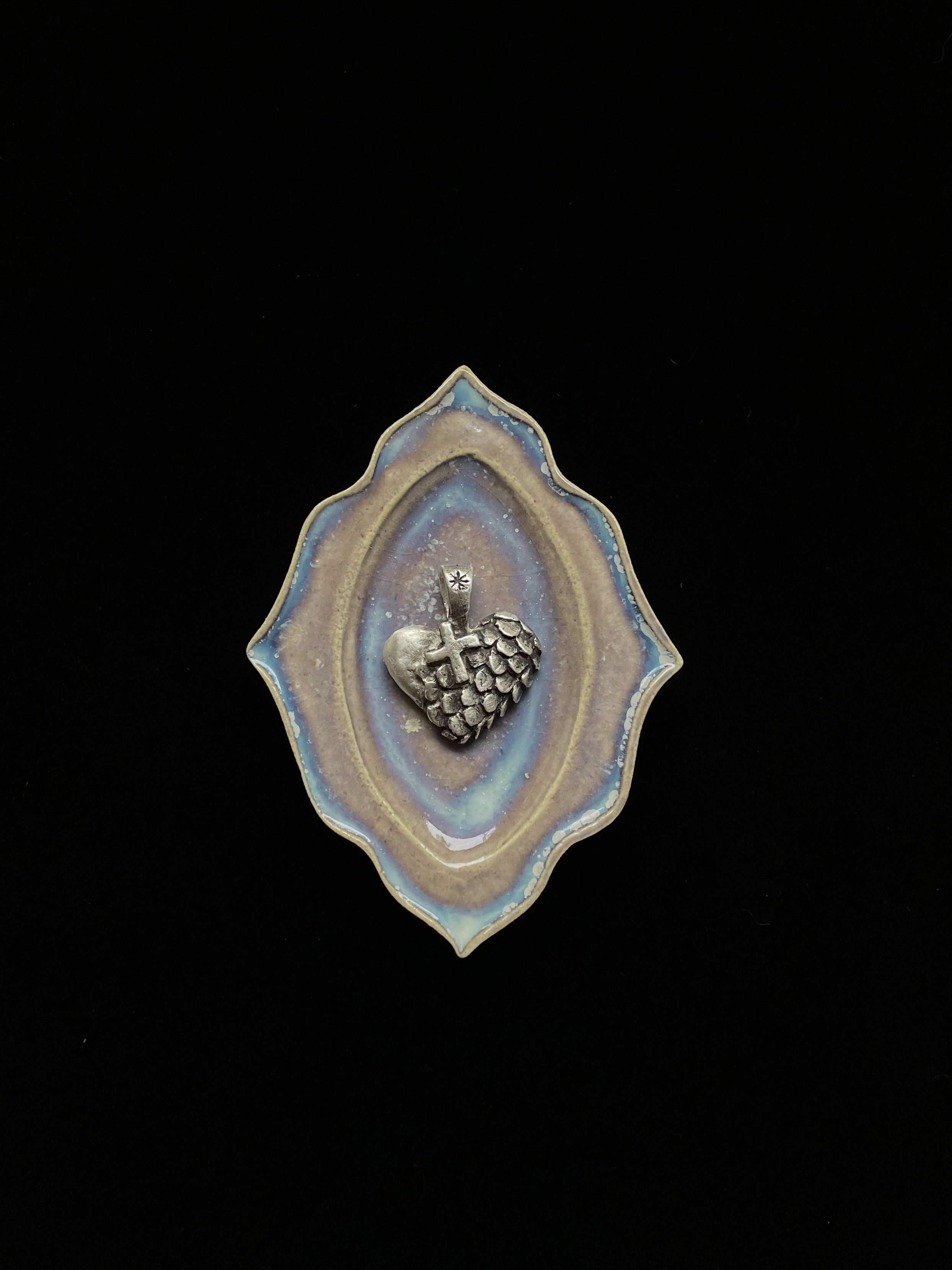 クロスハート　シルバーチャーム