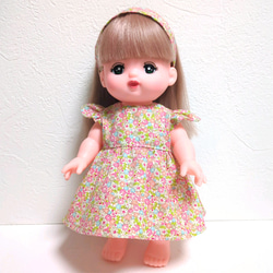 メルちゃん  ワンピース♡ショルダー メルちゃん服 さくらんぼがいっぱいの可愛いワンピース おもちゃ・人形