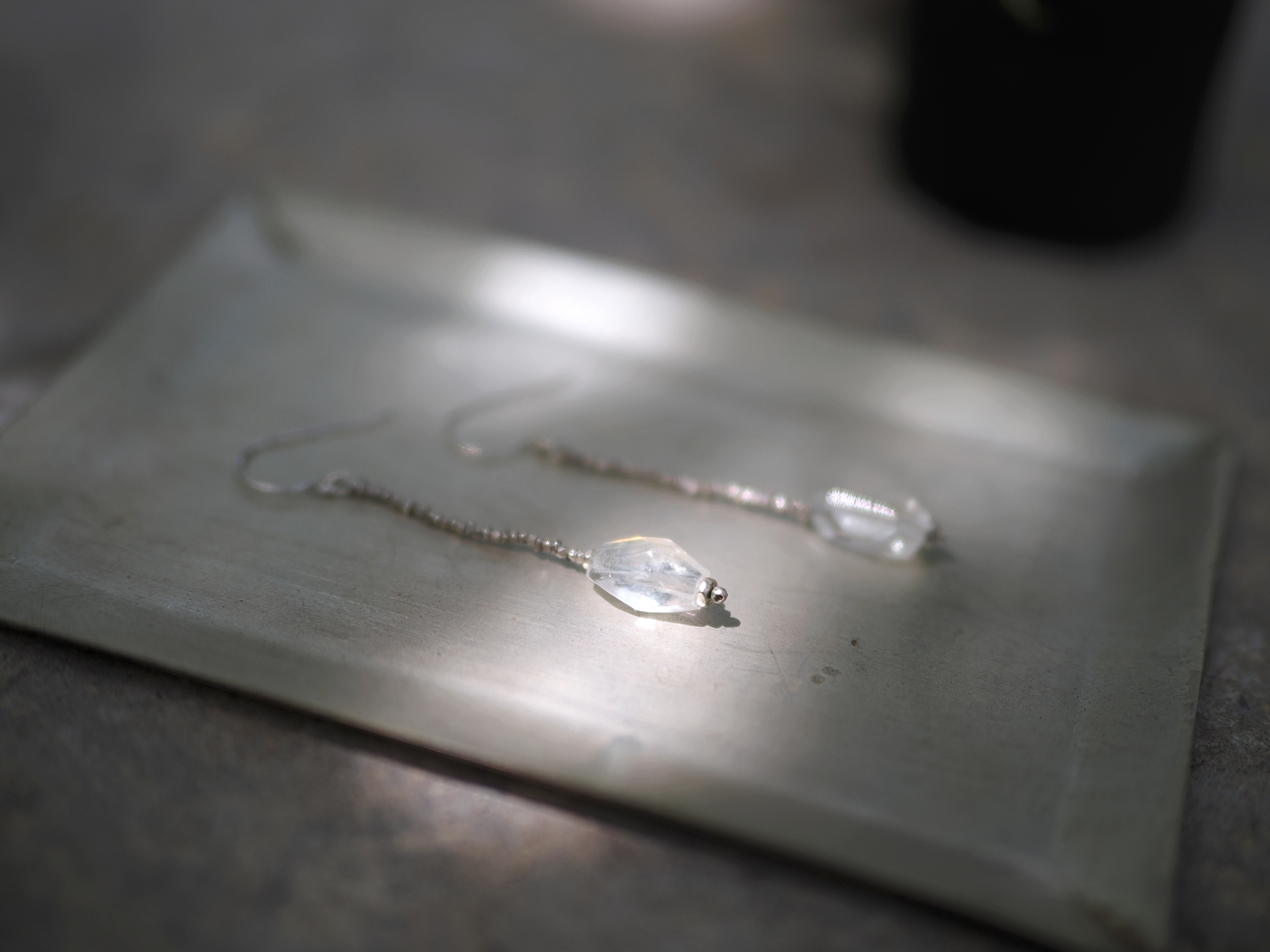 -Andesine labradorite- long pierce