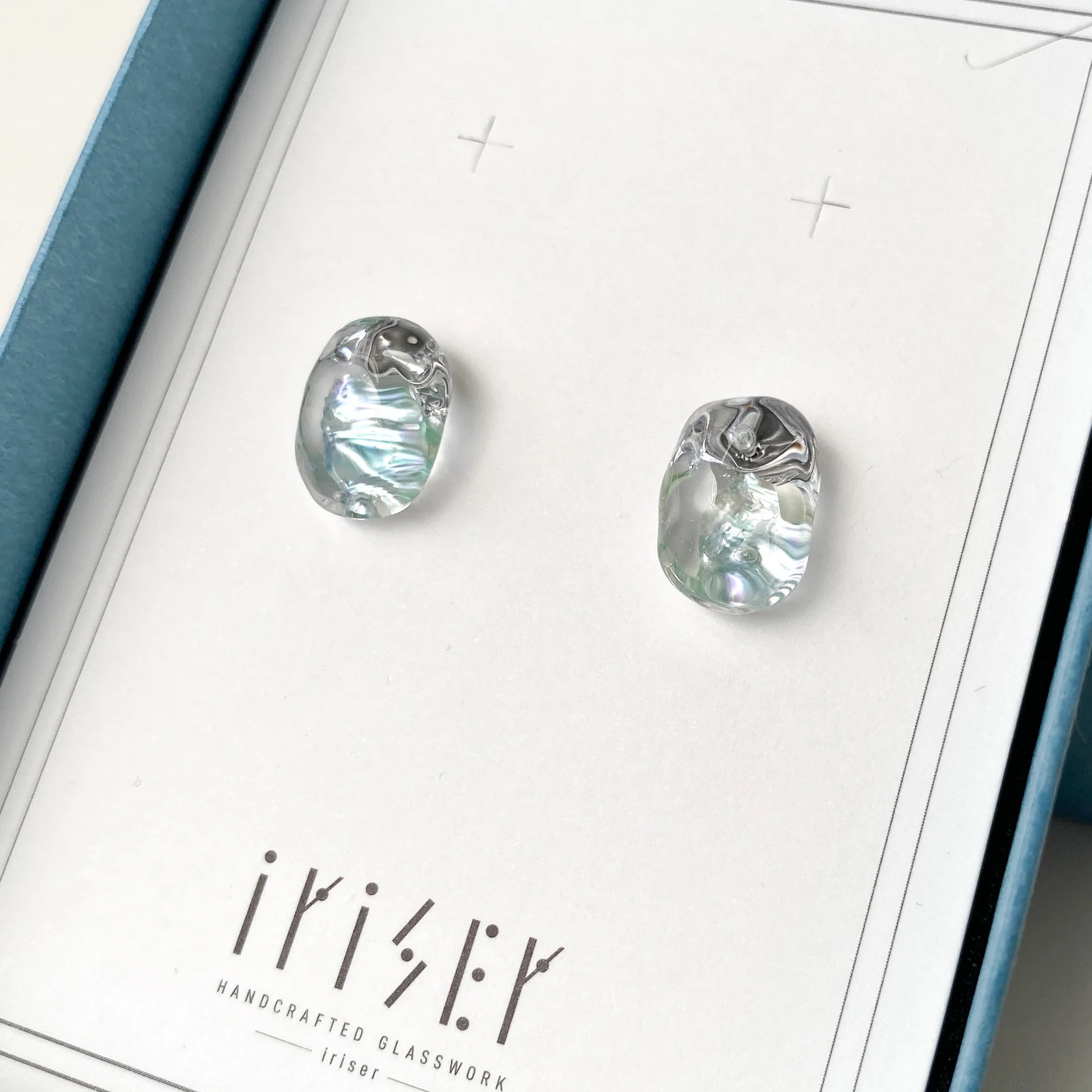 【大船渡山林火災復興支援商品】三陸翡翠あわび×iriser -awase- namima　ピアス（受注生産）