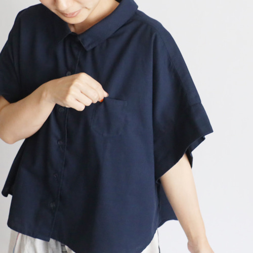 新作　夏２０２５　上質ギマ擬麻コットン　ポンチョ袖　幅広 オーバー シャツ 燕尾裾　前開き 夏ジャケットR92B 新作 夏2025 上質ギマ擬麻コットン ポンチョ袖 幅広