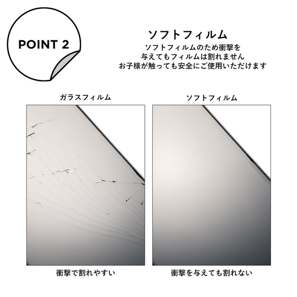 ２枚セット　TPU　液晶保護フィルム 保護シート 保護シール アイフォン 液晶保護 ほぼ 全機種 #mm00001460 2枚目の画像