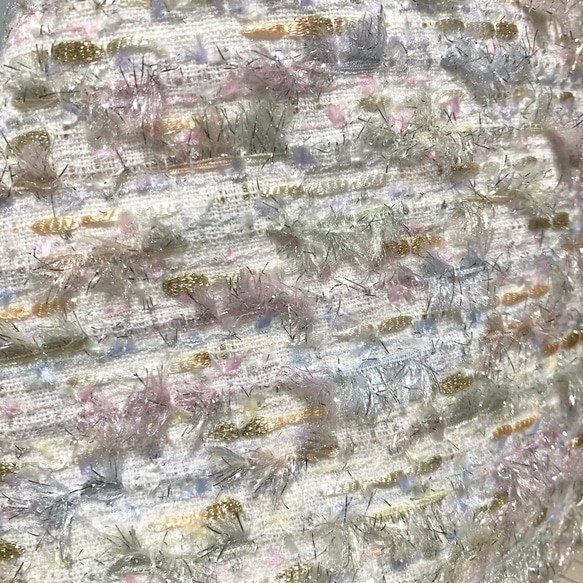 Miros Jewelry tweed 【The Best Gorgeous】ハンドバッグ　尾州高級ツイード 4枚目の画像