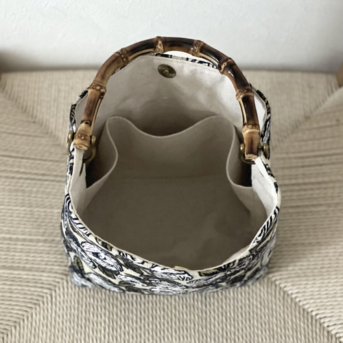 ⚮̈ミナペルホネン rosy バンブーバッグ ワンハンドルバッグ