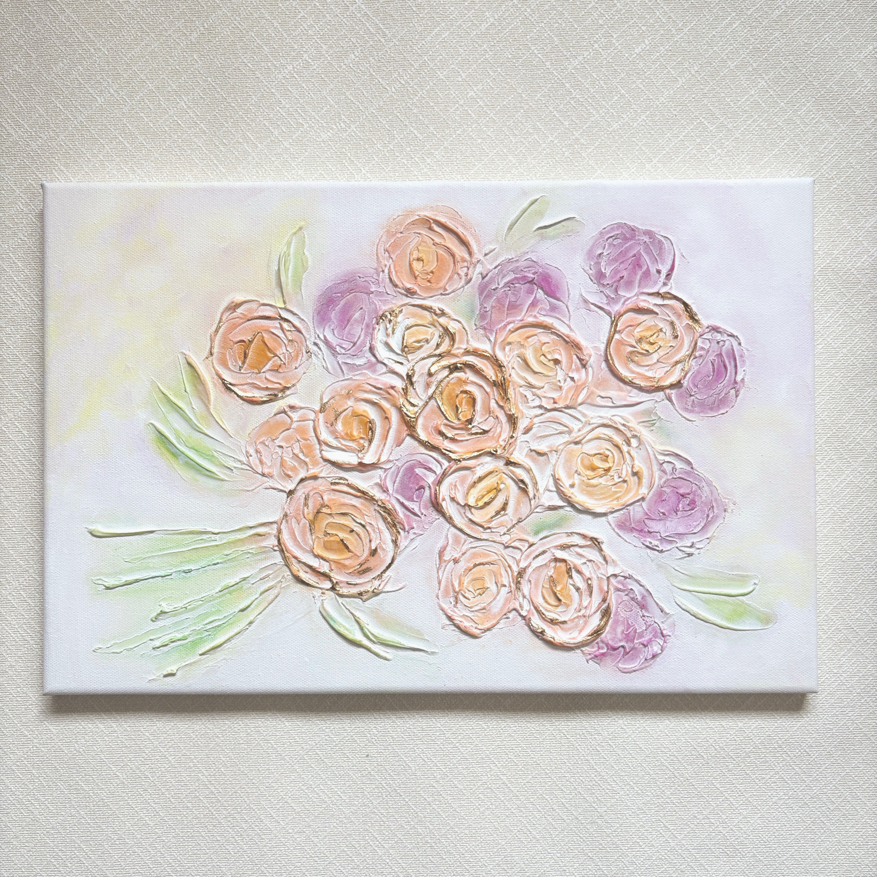 orange rose RoseSeriesテクスチャーアート