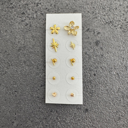 耳つぼアクセサリー ゴールド /シルバー 耳つぼシール ゴールド／シルバー｜パーツ材料の通販 大王製作所