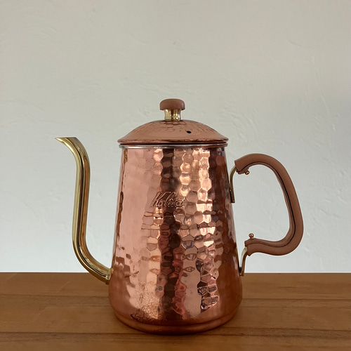 Kalita（カリタ）コーヒーポット 銅 600ml(Cuケトル600)専用 レザー