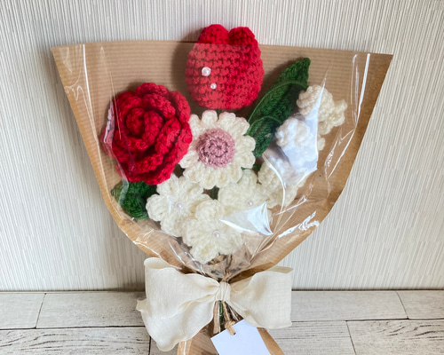 マイ。プロフ必読様 毛糸の花束 枯れない花束 マイ。プロフ必読様 毛糸の花束 枯れない花束