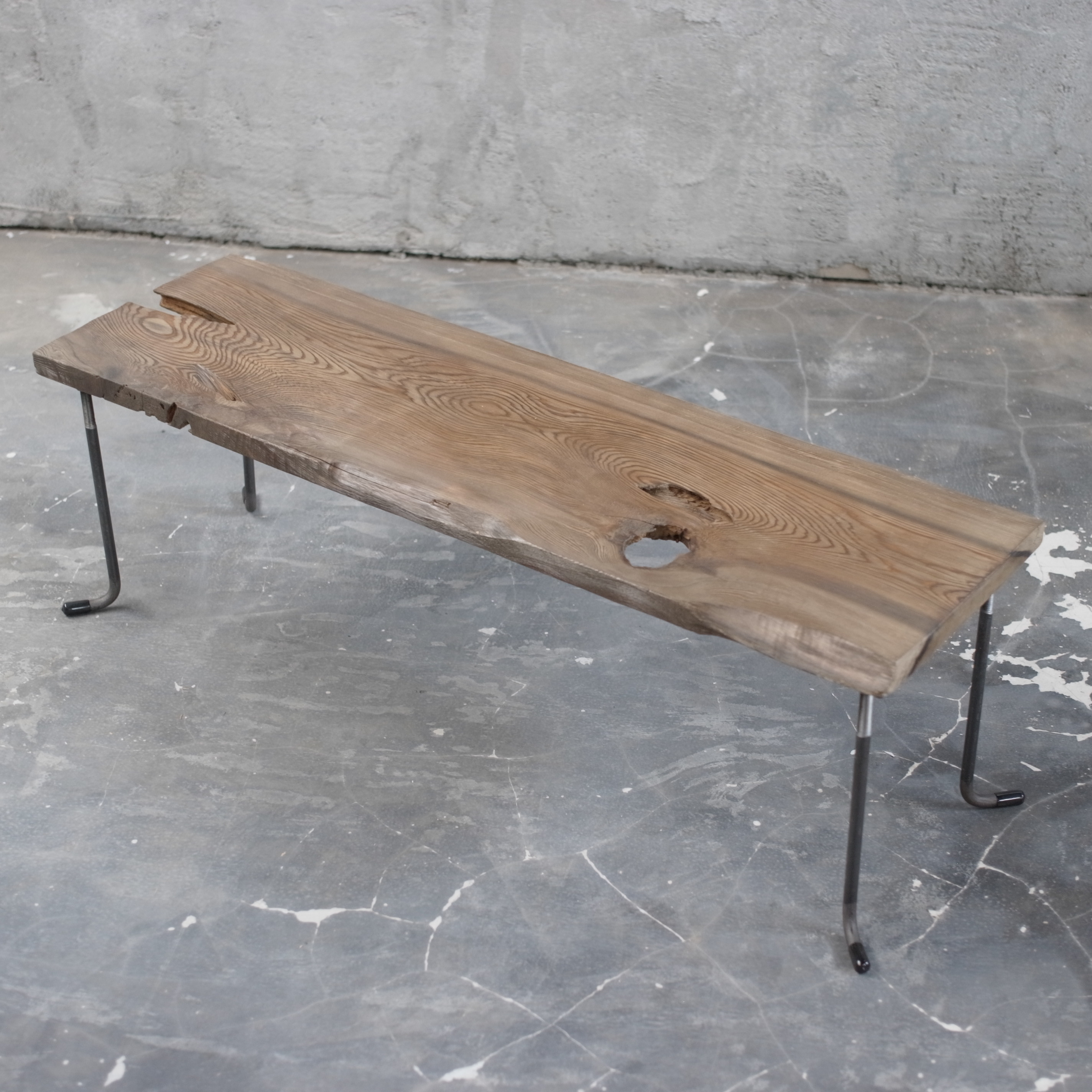 【現品販売】wood iron table 33*103*32 アイアン ローテーブル 机 鉄脚 一枚板 tab13 21,939円