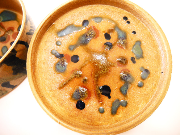 〈一点もの〉菓子器（蓋物）・魚つまみ 5枚目の画像