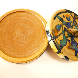 〈一点もの〉菓子器（蓋物）・魚つまみ 6枚目の画像
