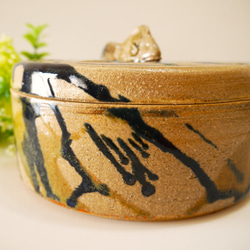 〈一点もの〉菓子器（蓋物）・魚つまみ 9枚目の画像