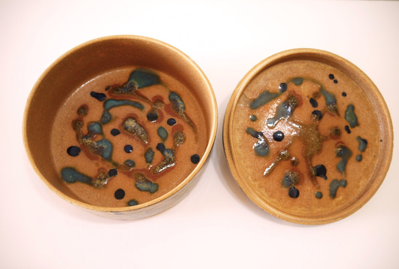 〈一点もの〉菓子器（蓋物）・魚つまみ 8枚目の画像