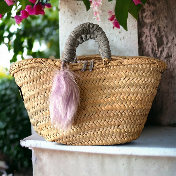 街でバカンスで！モロッコマルシェ M / lavender pink 2枚目の画像