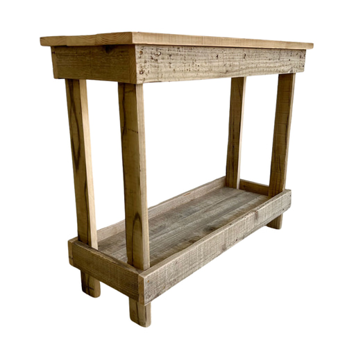 リサイクルウッド☆コンソールテーブル スリム RW0254 サイドテーブル