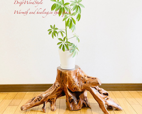 流木×古材ベンチソファ