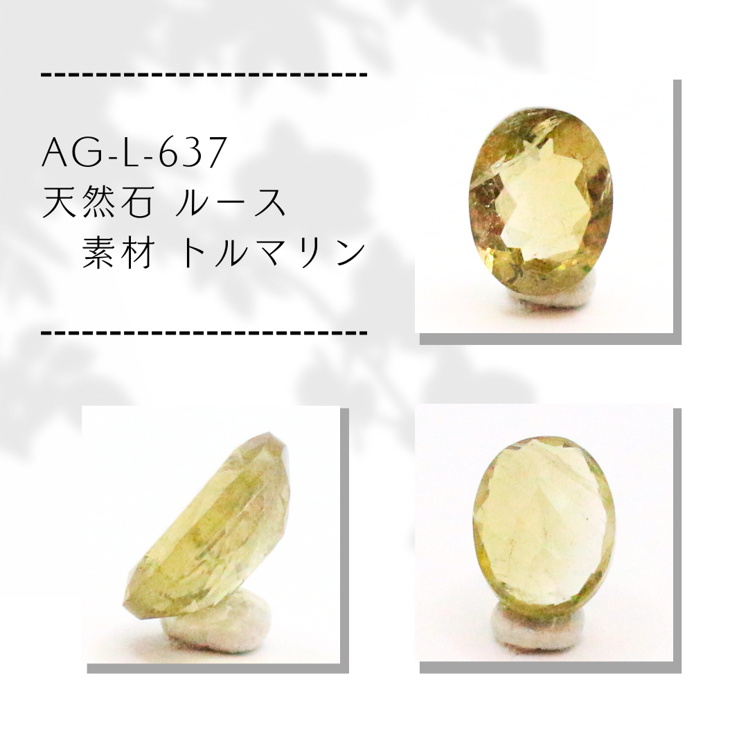 AG-L-637　天然石 ルース 素材 トルマリン