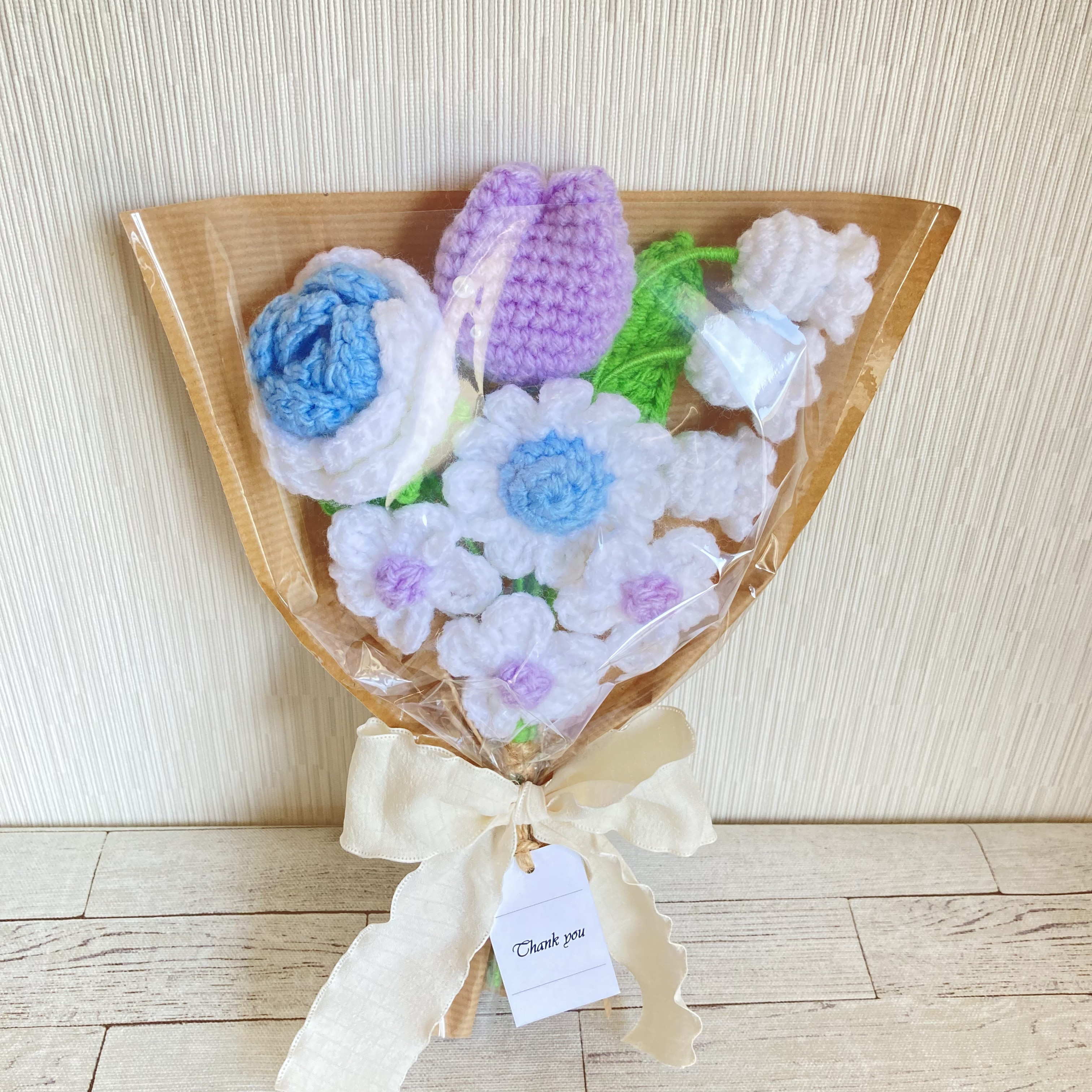 マイ。プロフ必読様 毛糸の花束 枯れない花束 毛糸の花束 枯れない花 ピンク あみぐるみ ayasou 通販 19334029
