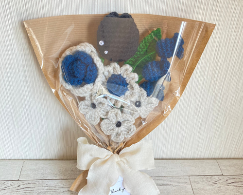 あい　あみぐるみ　毛糸の花束　編み物 毛糸の花束 あみぐるみ 編み物 かぎ針編み かぎ編み 毛糸 - メルカリ