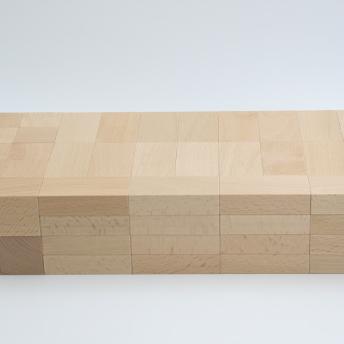 小さな大工さん 直方体80個 立方体20個の積み木セット madeinJapan 無